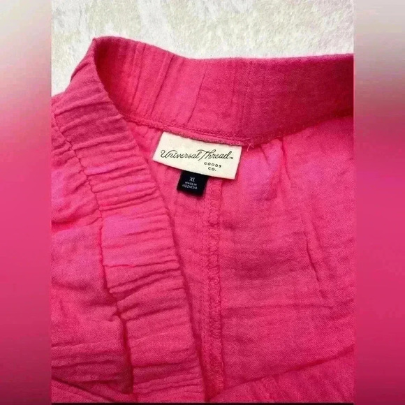 Women’s Shorts  Pink  With Pockets High Rise Pull On  Universal Thread Size XL - Picture 6 of 8